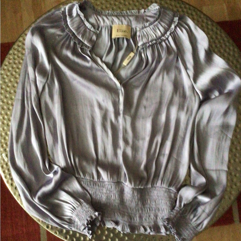 Eli Tahari, Purple & Blouse